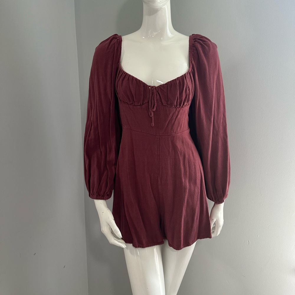 Princess Polly Rust Long Sleeve Outfit
